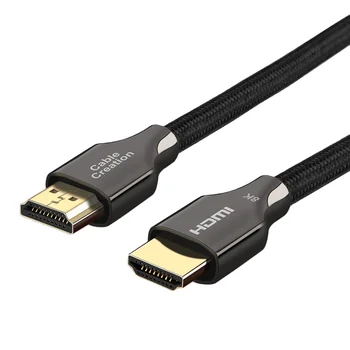 100 бр. Създаване на кабела Ultra HD High HDMI2.1 Със скоростта на 8K HDMI 48 gbps Аудио-Видео Кабел 8K @ 60Hz HDCP 2.2 / eARC