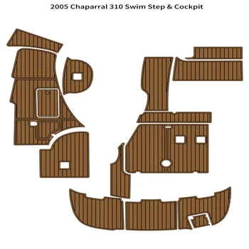 2005 Chaparral 310 Плавательная Платформа Кокпита на Лодката EVA Пяна Тиковая Комплект Подложка За пода Мат