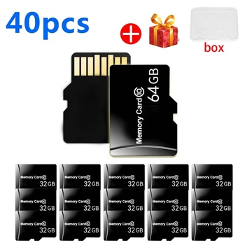 40 бр./лот Мини-Карта памет SD 128 GB, 64 GB, 32 GB, 16 GB, 8 GB Високоскоростна флаш-карта TF SD-TF карта SD Flash Card безплатни подаръци с логото на