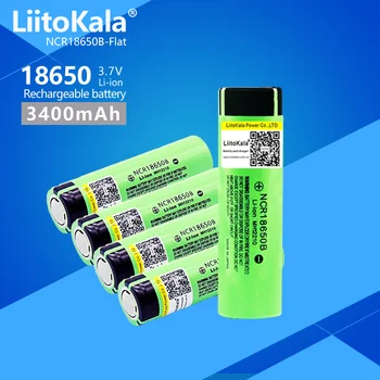 5 БР. LiitoKala 3,7 В 18650 3400 mah Нов Оригинален NCR18650B 3400 mah Акумулаторна литиево-йонна батерия за фенерче batery