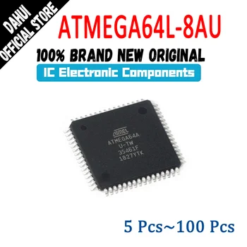 ATMEGA64L-8AU ATMEGA64L-8 ATMEGA64L ATMEGA64 Чип ATMEGA IC MCU TQFP-64 в присъствието на 100% Ново Originl