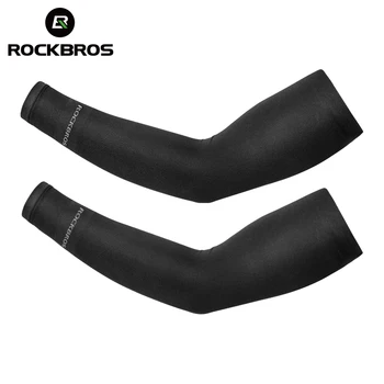 Armlets от ледената коприна ROCKBROS, защита от слънце, UV-манга, притопляне за джогинг, колоездене, спорт, баскетбол, волейбол, стръмни armlets