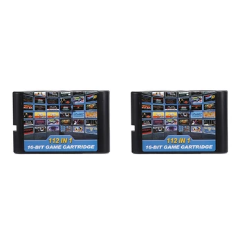 Botique-Игрален касета 4X 112 В 1, 16-Битова Игра Касета за Sega Megadrive, Игри Касета Genesis за PAL И NTSC