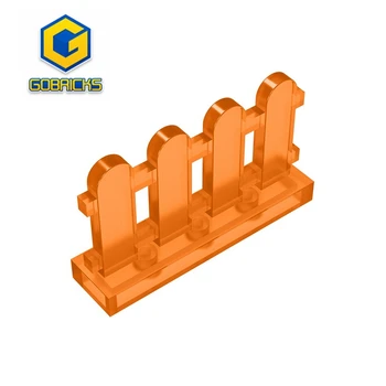 Gobricks GDS-1177 Ограда 1x4 дървен материал x 2 Штакетника, съвместими с lego 33303, детски Образователни строителни блокове на 