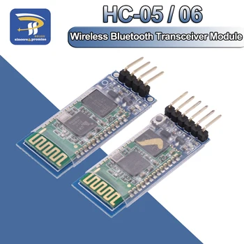 HC-05 HC-06 Водещ-Роб 6Pin/4Pin със защита от обратен ход, Вграден модул за последователно преминаване през Bluetooth, Безжична сериен за Arduino