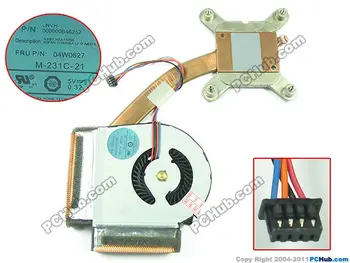 ThinkPad T420 04W0627 M-231C-21 DC 5V 0.32 A 4-жични вентилатор на радиатора