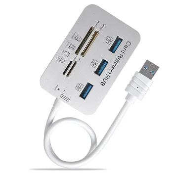 USB HUB USB 3,0-Ивица 3 Порта, Удължител, Мулти USB удължителен кабел, Няколко 3 0, Център, Четец за SD-карти, USB3.0, Удължител за КОМПЮТЪР