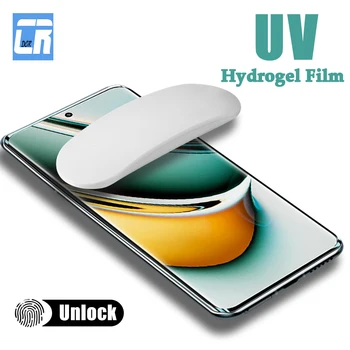 UV-Гидрогелевая Филм с пълно покритие За Realme 11 10 9 Pro Plus C55 C53 C35 C33 C30 C31 GT Нео 3 3T 5 SE Narzo N55 N53 Защитни Фолиа За екрана