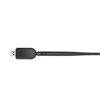 Безжичен USB адаптер, клавиатура, мишка, Bluetooth съвместим предавател с антена, аксесоари за настолни КОМПЮТРИ с ниска латентност