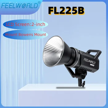 Видеосветка Feelworld FL225B, управление чрез Bluetooth приложение, в два цвята точков източник, изходна мощност 225 W, с висок индекс на цветовете