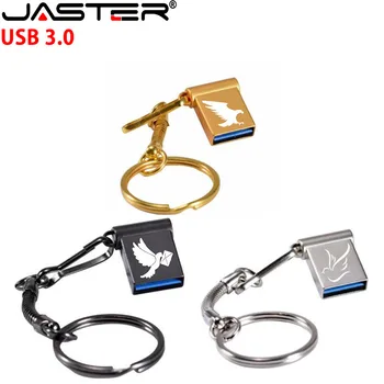 Високоскоростен Метален Мини USB 3.0 8 GB 16 GB 32 GB 64 GB 128 GB Свободно Пръчки с Потребителски логото на Реалния Капацитет на Memory Stick Ключодържател U Диск