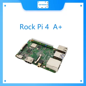Високоскоростна версия ROCK Pi 4 OP1 с икономична вградена платка за развитие eMMC RK3399 A +, съвместима с Raspberry Pi