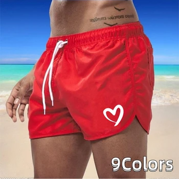 Горещите летни мъжки къси панталони-карго, ежедневни панталони за джогинг, свободни плажни къси спортни гащета