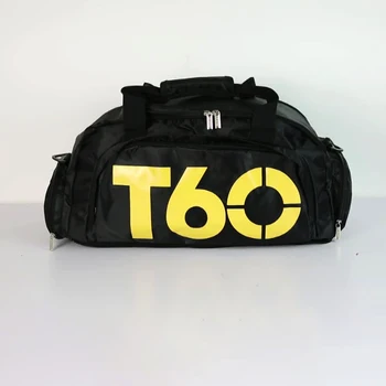 Градинска спортна чанта с две плечевыми ремъци за сух и влажен офис, богат на функции за мъжки и дамски пътна чанта, чанта за йога от полиестер