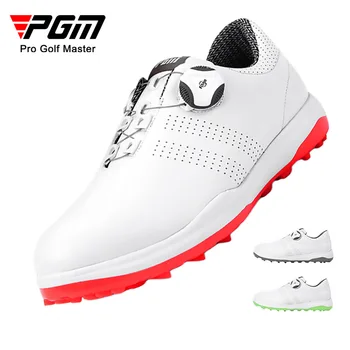 Дамски обувки за голф PGM, женски дишащи нескользящие маратонки, водоустойчиви леки маратонки дантела прозорци с катарама-набалдашником XZ165