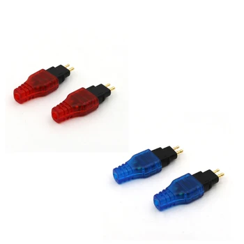 Двойка червени слушалки, съединители за слушалки, адаптер за обновяване САМ FR HD580, HD600, HD650