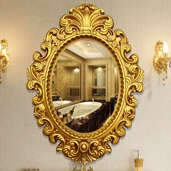 Дизайнерско винтажное огледало за спалня, градинска козметична дрешник, модерно огледало, креативна лукс, Espejo Decorativo, украса за дома