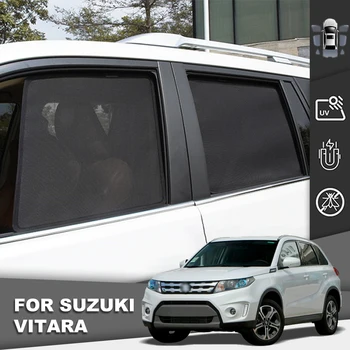 За Suzuki Vitara 2016-2020, магнитен авто козирка, окото рамка на предното стъкло, душ завеса за детска заден прозорец, козирка