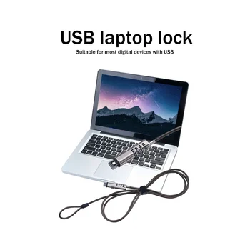 Заключване с парола USB Заключване на компютъра за Защита на данните с парола противоугонный заключване Универсален лаптоп Заключване с парола