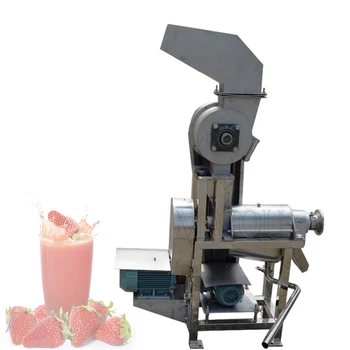 Индустриална спирала сокоизстисквачка за плодове, машина за производство на сок от настъргани зеленчуци с предварително покритие на екрана за продажба в Ес