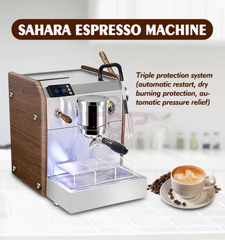 Кафемашина за приготвяне на еспресо ITOP Sahara, професионална кафе-машина с 15 бар, двойно PID-регулиране, полуавтоматични Автоматично нулиране налягането