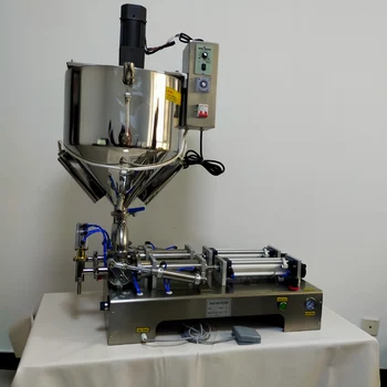 Машина за бутилиране на течности Пневматична машина за количествено бутилиране на сокове от неръждаема стомана, машина за бутилиране на напитки