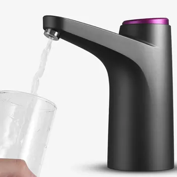 Мини Електрическа малък преносим бъчва за пиене Галлонная бутилка за вода USB зареждане интелигентен автоматичен ръчна помпа Машина диспенсер за вода