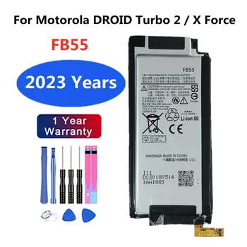 Нов Взаимозаменяеми Батерията на Телефона FB55 За Motorola Moto DROID Turbo 2 XT1585 XT1581 XT1580 Moto X Force 3550 ма, Оригинални Батерии