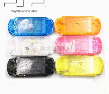 Нов прозрачен корпус с лого и бутони за PSP 2000 Full Console Case