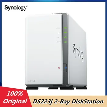 Оригинален NAS-сървър Synology DS223j DiskStation с 2 отделения SATA 6 gb/s RAID 1xGbE NAS-памет (бездисковый)