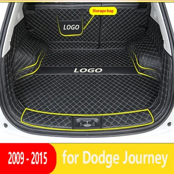 Подложка за багажник на кола с високо борда за Dodge Journey 2009 2010 2011 2012 2013 2014 2015, килим за карго подложка, аксесоари за интериор, калъф