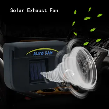 Прозореца на колата на слънчева енергия на Предното стъкло Автоматично отдушник на вентилатора за охлаждане охладител радиатор климатик Вентилация