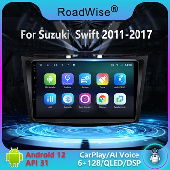 Пътен 2 din Android Радиото в автомобила Carplay Мултимедия За Suzuki Swift 4 2011 2012 2013 2014 2015 2016 2017 4G Wifi GPS DVD DSP BT