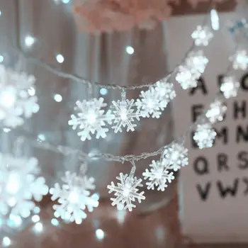 Снежинка Led Светлини Коледна Декорация На Дома, Коледно Дърво Подвесная Венец Коледна Украса Навидад Noel2022 Подарък За Нова Година 2023