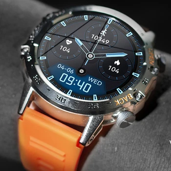 Умни часовници мъжки Bluetooth-съвместими Часове за Разговори, Водоустойчив Фитнес Тракер, Музика за Tecno POP5P VIVO S15E/Т1 5G Global /Т1 Pro 5G